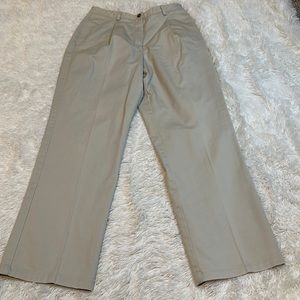 Classic Wide-Leg Women's Pants in Khaki